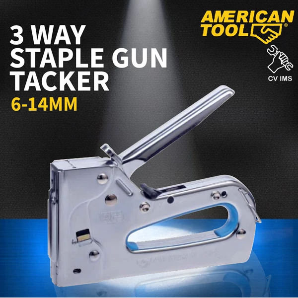 Stapler Tembak 3 Way Staple Gun Tracker American Tool 8957834