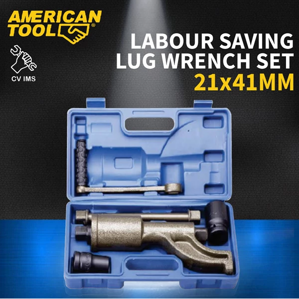 Labour Saving Lug Wrench Set (Long Type) 21x41 American Tool
