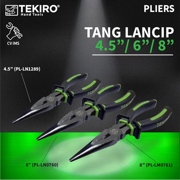 Tang Lancip / Long Nose Pliers 4.5 inch / 6 inch / 8 inch TEKIRO