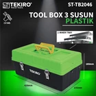 Tool Box / Kotak Perkakas 3 Susun Plastik TEKIRO ST-TB2046 1