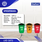 Tempat Sampah 50 Liter Dalton LXD 50T2 SET 2