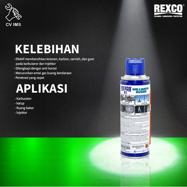 Rexco 81 Carburator & Injector Cleaner 300 ml 