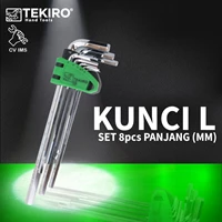 Kunci L Set 8pcs Panjang TEKIRO HK-LS1200