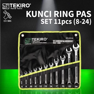 Key Ring Pas Set 11pcs 8-24mm Tekiro WR-SEO296