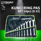 Kunci Ring Pas Set 14pcs 8-32 TEKIRO WR-SEO298 1