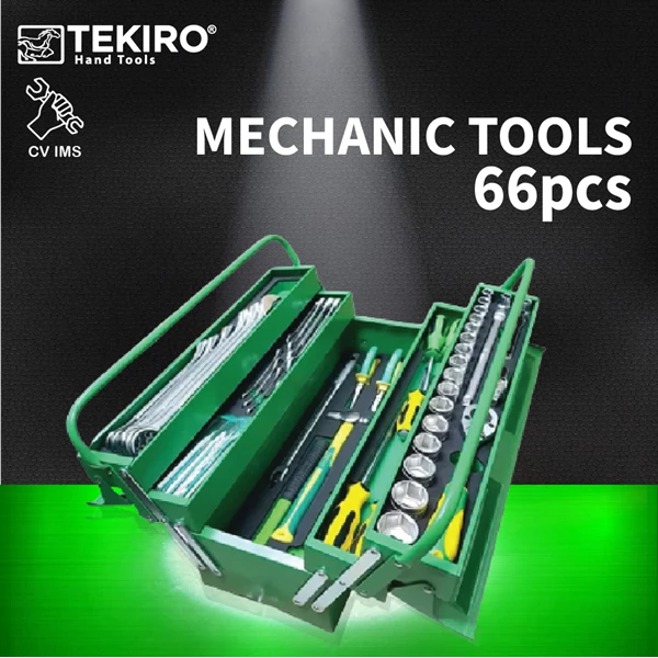 Mechanic Tools Set TEKIRO 66pcs ST-TB1651