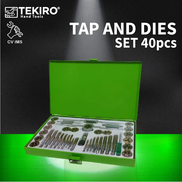 Tap And Die set TEKIRO 40pcs GT-TD1726