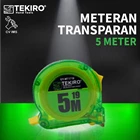 Meteran Roll Transparan TEKIRO 5 Meter GT-MT1719 1