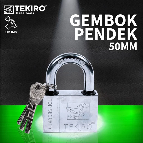 Padlock Short 50mm TEKIRO GT-PL1433