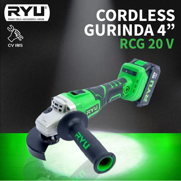 Cordless Gurinda 4" RYU RCG 20 V