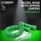Recoil Hose With Spring Green TEKIRO 12M 5x8mm AT-RH1117 1