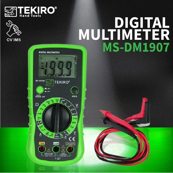 Avometer Digital Multimeter TEKIRO MS-DM1907