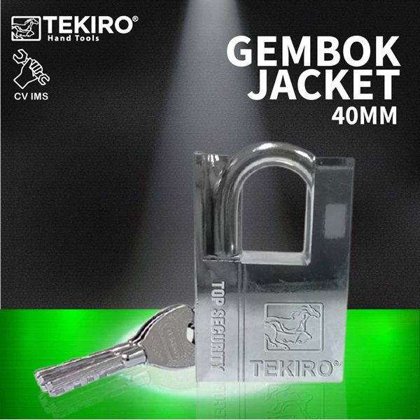 Padlock Jacket 40mm TEKIRO GT-PJ1841