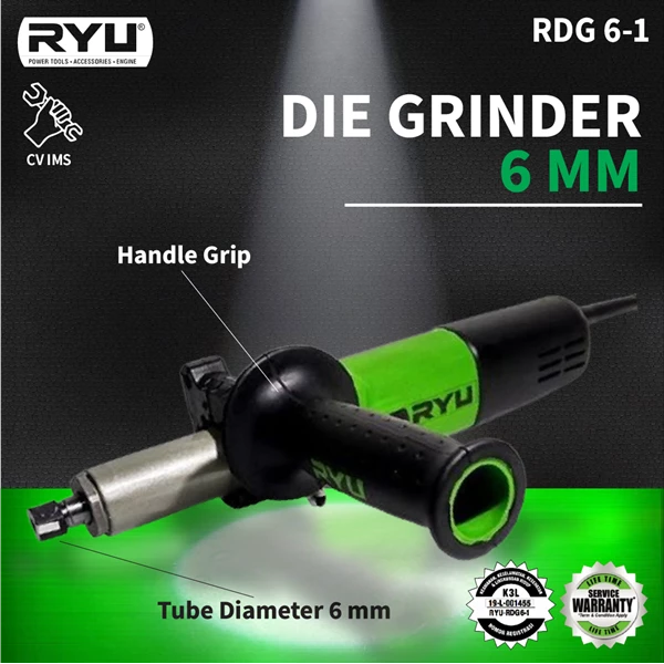Die Grinder RYU 6MM RYU RDG 6.1 