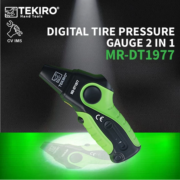 Digital Tire Pressure Gauge 2 In 1 TEKIRO
