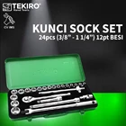 Kunci Sock Set 24pcs 3/8