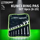 Kunci Ring Pas Set 8pcs 8-19mm TEKIRO WR-SE1644 1