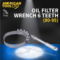 Kunci Filter Oli 6 Teeth (80-95mm) American Tool 8958666