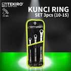 Kunci Ring Set 3pcs (10-15mm) TEKIRO WR-SE1645 1