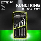 Kunci Ring Set 5pcs (8-19mm) TEKIRO WR-SE1646 1