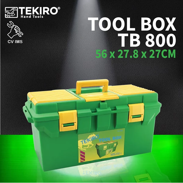 Tool Box TB 800 (02800) Plastik TEKIRO ST-TB1072