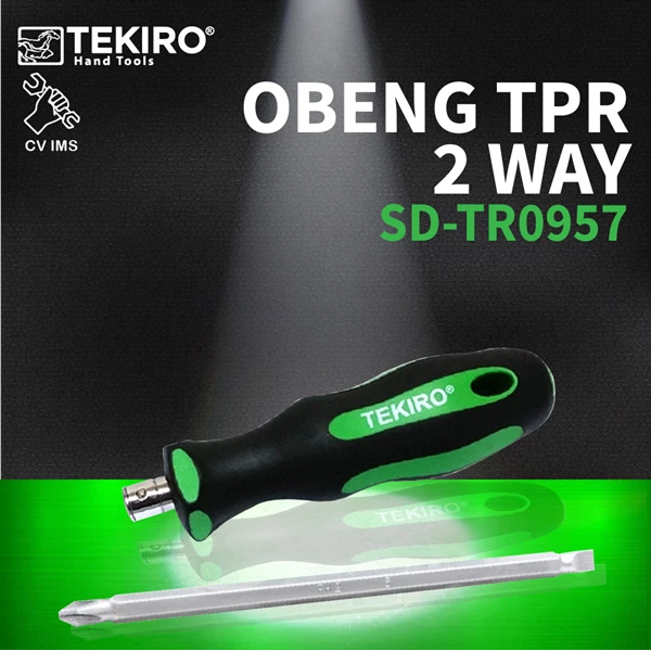 2 Way TPR Screwdriver TEKIRO SD-TR0957