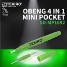 Screwdriver Mini Pocket 4 In 1 TEKIRO SD-MP1692 1